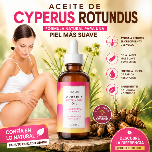 Aceite Depilador Natural Cyperus Rotundus